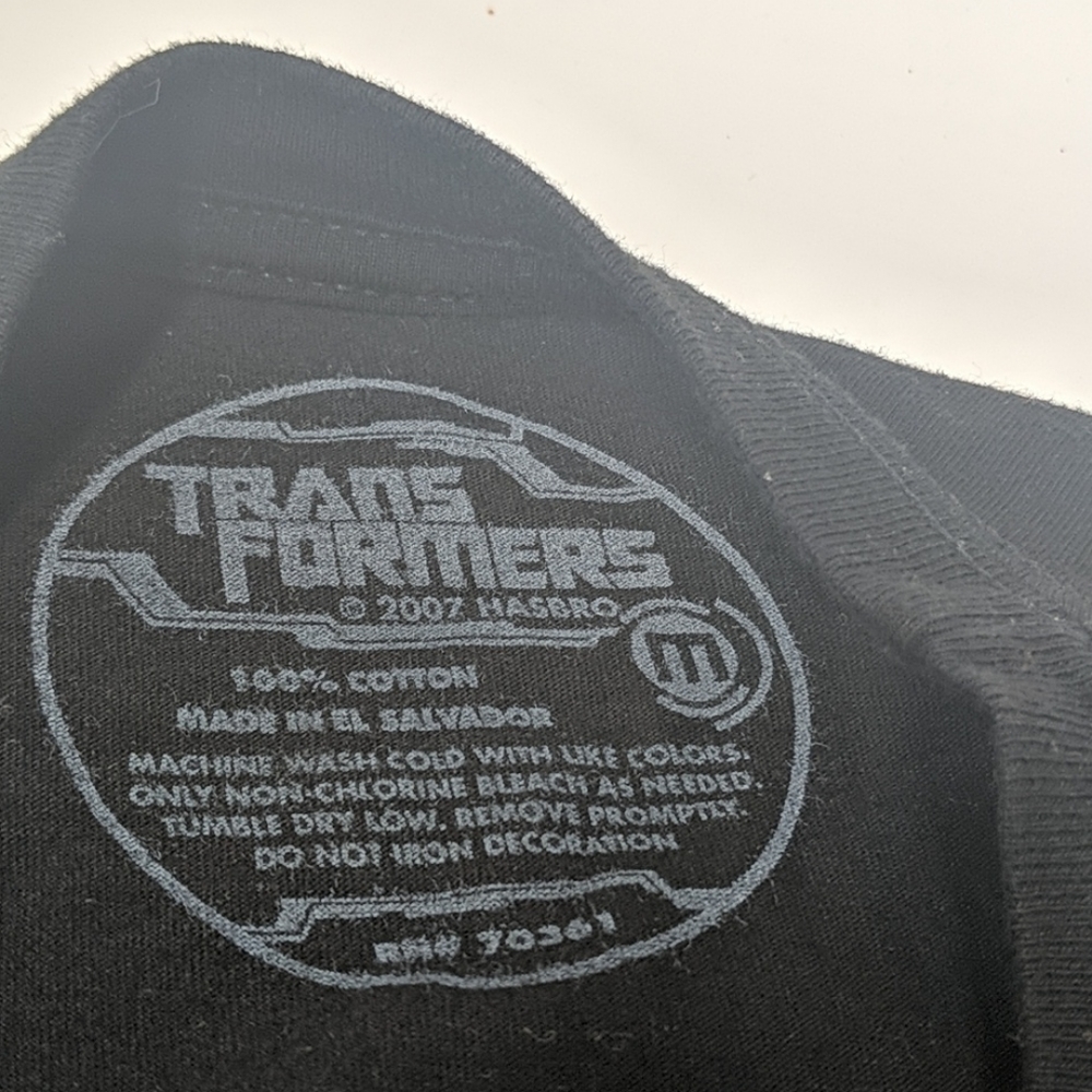 Transformers 2007 Autobot Black T-shirt Size M - Picture 4 of 4